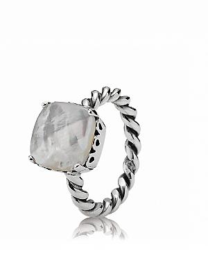 Pandora Ring - Sterling Silver & Mother-of-pearl Sincerity