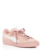 Puma Women's Classic Suede Lace Up Sneakers