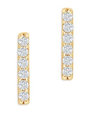Bloomingdale's Diamond Bar Stud Earrings In 14k Yellow Gold, 0.10 Ct. T.w. - 100% Exclusive