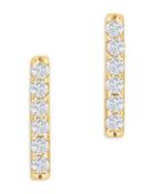 Bloomingdale's Diamond Bar Stud Earrings In 14k Yellow Gold, 0.10 Ct. T.w. - 100% Exclusive