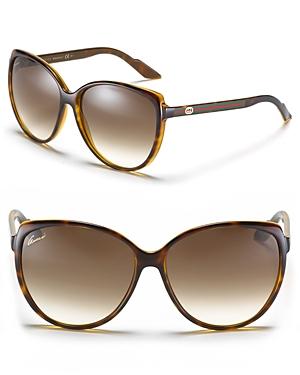 Gucci Sunglasses With Web Temples