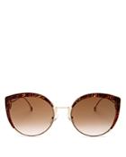 Le Specs Luxe Women's Nekton Round Sunglasses, 62mm