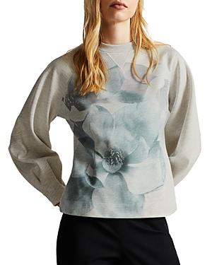 Ted Baker Perrine Floral Print Sweatshirt