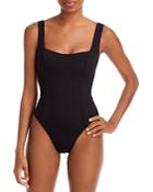 L*space Balboa Textured One Piece Swimsuit