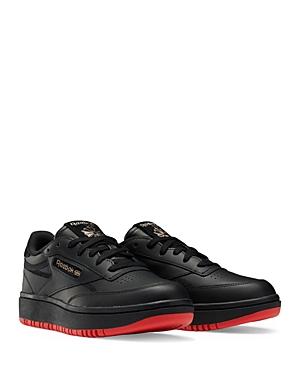 Reebok Women's Cardi B Coated Club C Double Low Top Sneakers