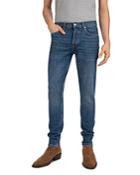 The Kooples Low-rise Straight Fit Jeans In Blue