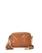 Foley And Corinna Tulie Coco Snake-embossed Crossbody Bag - Compare At $225