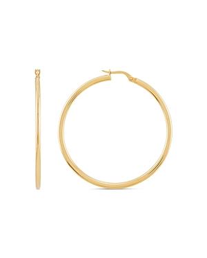 Alberto Amati 14k Yellow Gold Skinny Hoop Earrings