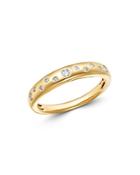 Bloomingdale's Diamond Burnished Band In 14k Yellow Gold, 0.20 Ct. T.w. - 100% Exclusive