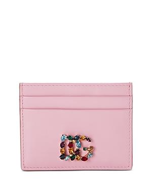 Dolce & Gabbana Embellished Leather Card Case