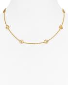 Tory Burch Delicate Logo Necklace, 18