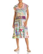 Johnny Was Patchwork Tiered Dress