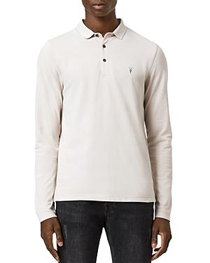 Allsaints Reform Slim Fit Long Sleeve Polo Shirt
