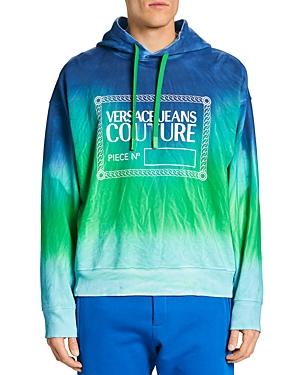 Versace Jeans Couture Tie-dye Piece Number Logo Hoodie