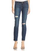 Paige Transcend Vintage Verdugo Ankle Jeans In Cleary Destructed 100% Exclusive