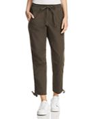 Kenneth Cole Twill Side-seam-drawstring Ankle Pants