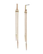 Allsaints Spike Linear Chain Earrings