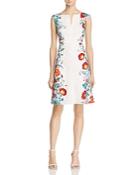 Adrianna Papell Floral-pattern Dress