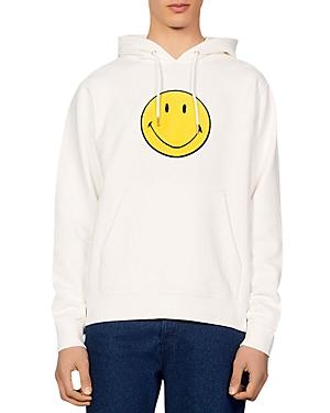 Sandro Long Sleeve Smiley Hoodie