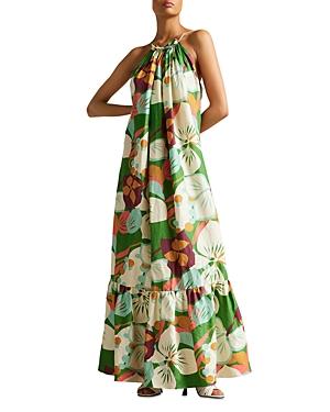 Ted Baker Dulina Strappy Floral Maxi Dress
