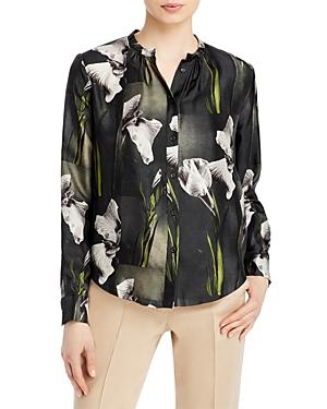 Weekend Max Mara Pincio Floral Silk Blouse