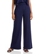 Aqua Wide-leg French Terry Pants - 100% Exclusive