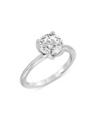 Bloomingdale's Certified Diamond Starbloom Engagement Ring In 14k White Gold, 0.50 Ct. T.w. - 100% Exclusive