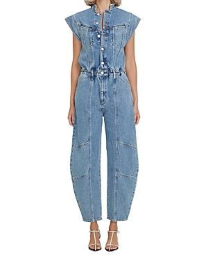 Agolde Mara Denim Jumpsuit In Linger