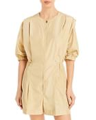 3.1 Phillip Lim Puff Sleeve Taffeta Romper