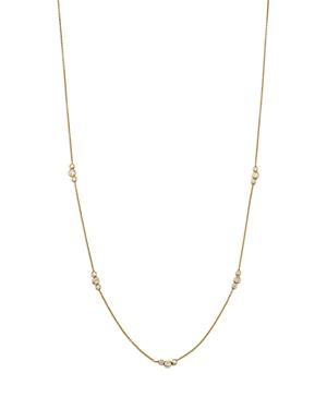 Bloomingdale's Diamond Bezel Station Necklace In 14k White Gold, 0.50 Ct. T.w, 17 - 100% Exclusive