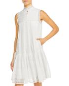 Rebecca Taylor Sleeveless Embroidered Dress