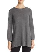 Eileen Fisher Wool Bell-sleeve Tunic Sweater - 100% Exclusive