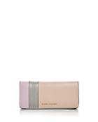 Marc Jacobs Open Face Color Block Saffiano Leather Wallet