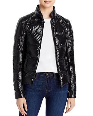 Moncler Sangatte Quilted Down Biker Jacket