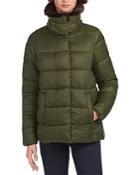 Barbour Mullein Faux Fur Collar Quilted Coat