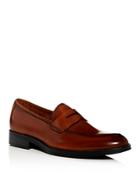 Kenneth Cole Men's Brock Leather Apron-toe Penny Loafers