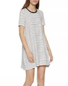 Bcbgeneration Striped A-line T-shirt Dress