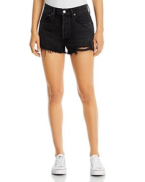 Agolde Parker High Rise Cotton Shorts