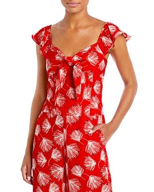Lucy Paris Lana Floral Tie Top (44% Off) Comparable Value $62.50