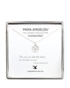 Dogeared Maya Angelou Legacy Collection No One Can Take The Place Of A Friend Necklace, 16