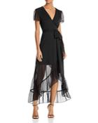 Wayf Ruffle Short-sleeve Wrap Dress - 100% Exclusive