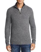 The Men's Store At Bloomingdales Half-zip Tweed Cashmere Sweater - 100% Exclusive