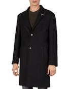 The Kooples Traditional Caban Stretch-wool & Cashmere Coat