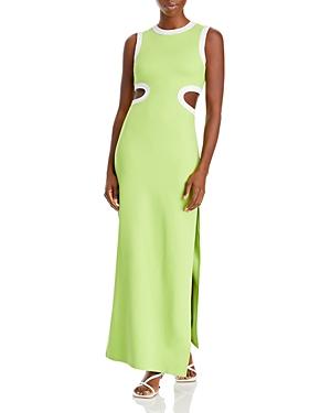 Staud Dolce Cutout Maxi Dress