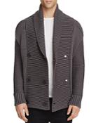 Vince Double Breasted Shawl Collar Cardigan Sweater