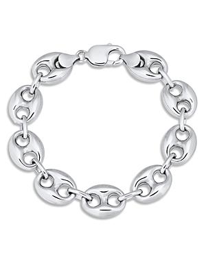 Alberto Amati Sterling Silver Mariner Link Chain Bracelet