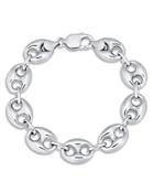Alberto Amati Sterling Silver Mariner Link Chain Bracelet