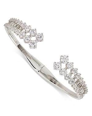Nadri Leah Double Row Cuff Bracelet