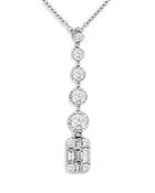 Bloomingdale's Diamond Drop Pendant Necklace In 14k White Gold, 0.52 Ct. T.w. - 100% Exclusive