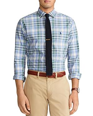 Polo Ralph Lauren Classic Fit Plaid Poplin Button Down Shirt